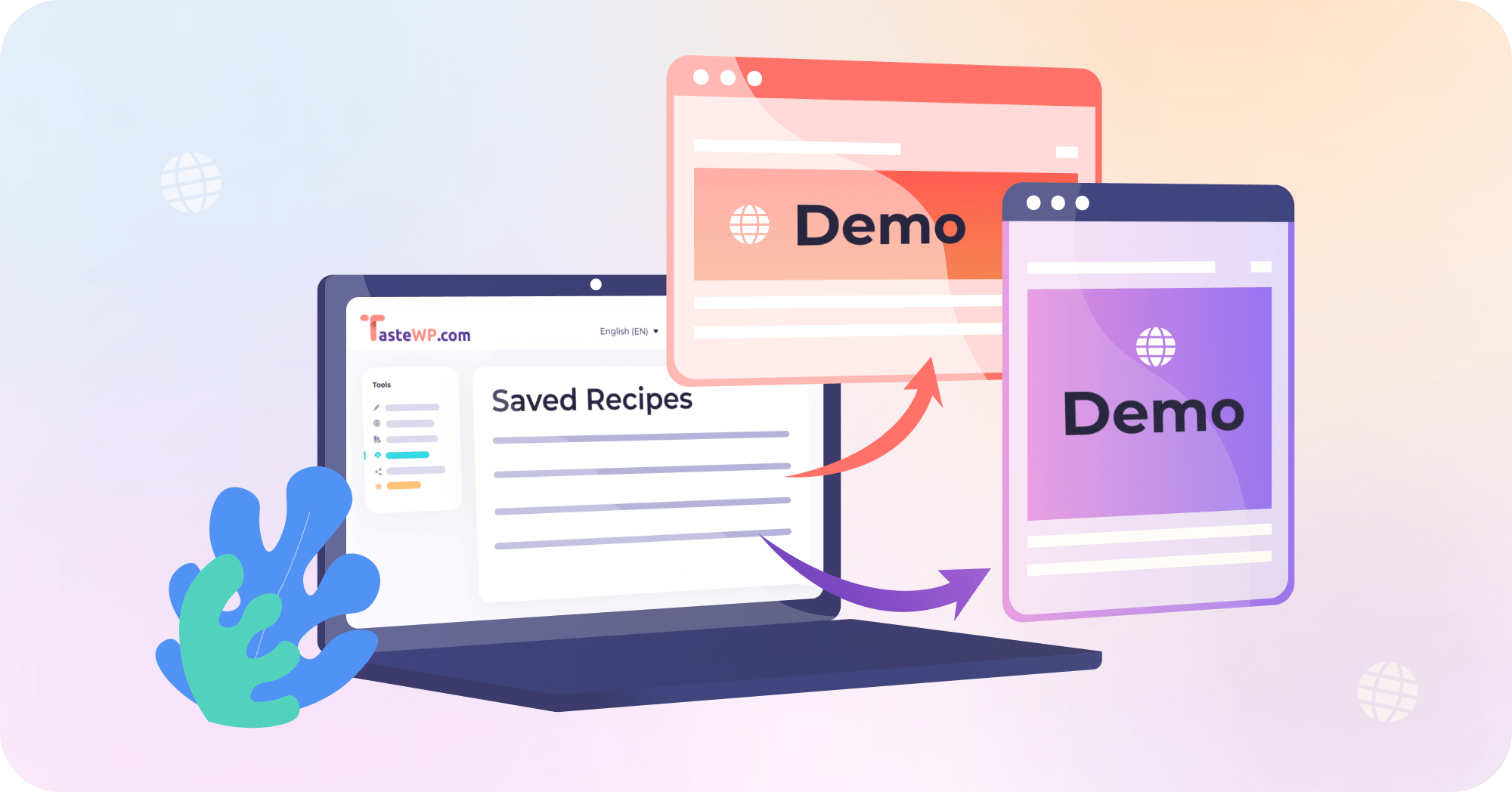 TasteWP Site recipes